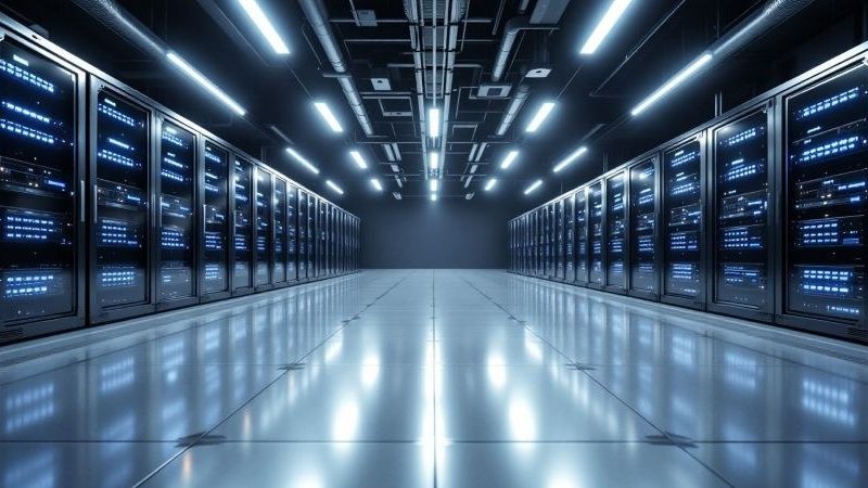 Stock Cake Futuristic Server Room 1750634 standard